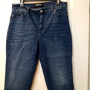 Express Size 10 high rise girlfriend jeans